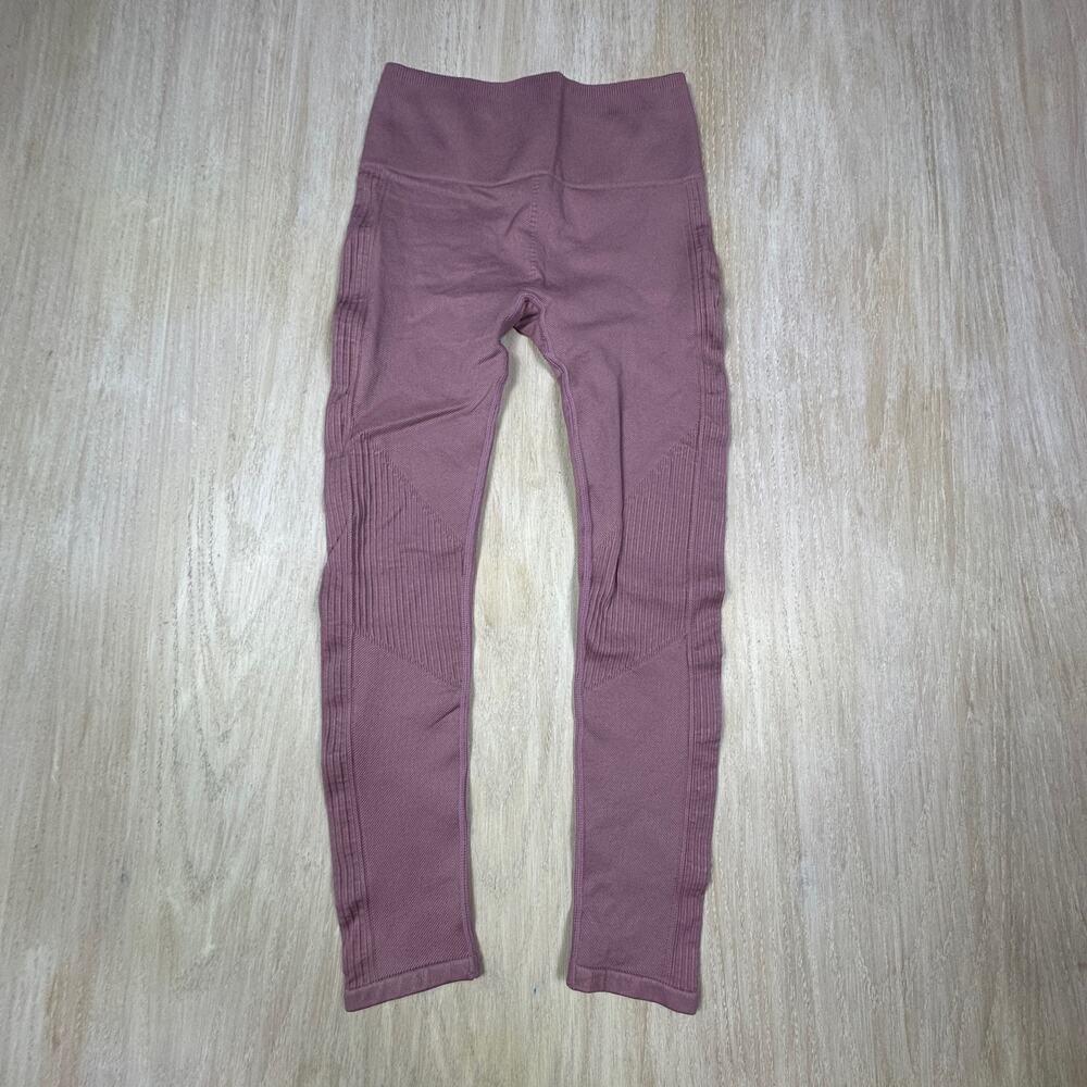 Fabletics Mauve Mid Rise Stretch Skinny Yoga Workout Athleisure Leggings XS